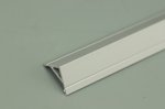 2.5 meter 98.4" LED 90Â° Right Angle Aluminium Channel PB-AP-GL-006 16 mm(H) x 16 mm(W) For Max Recessed 10mm Strip Light LED Profile With Arc Diffuse Cover