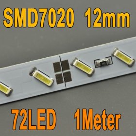 39.3inch 7020 Rigid LED Strips 72LED 1M 12V DC Aluminium Rigid Strip Light