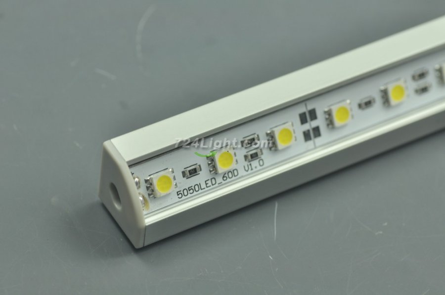 2 meter 78.7" LED Aluminium Profile LED Strip Light Aluminium Profile V Flat Type Rail Aluminium