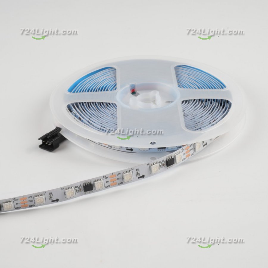 Brightest LED Strip Light SMD5050RGB Flexible 12V 2811 Strip Light 5 meter(16.4ft) 300LEDs