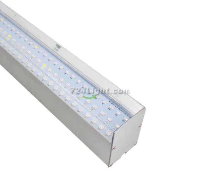 80W 40'' Full Spectrum Linear LED Grow Light Strip 6 Bands with IR & UV included, Adjustable Hanger, Idea for Greenhouse, Vegetables & Fruits, Horticulture, Propagation and City Farming