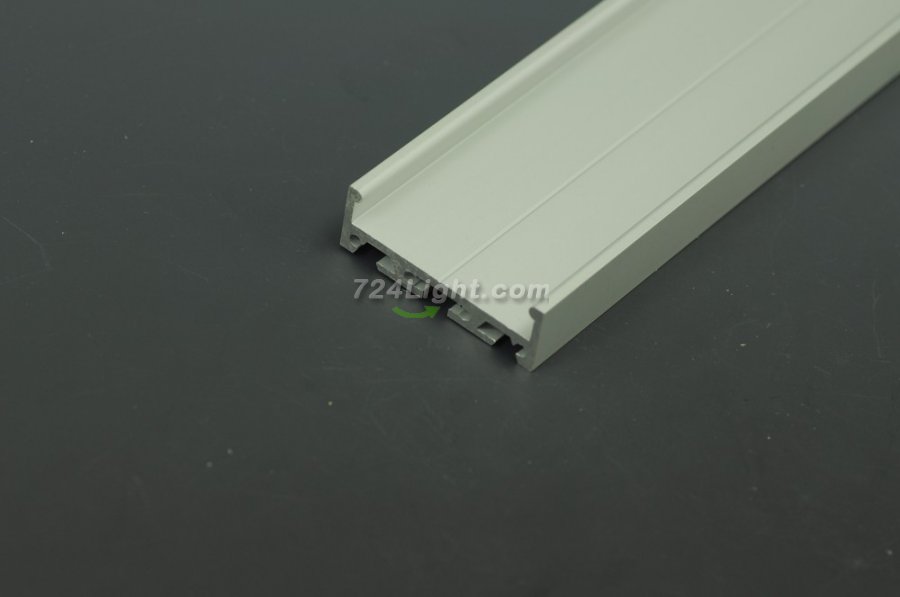 2.5 Meter 98.4â€œ LED Aluminium Channel PB-AP-GL-065 42 mm(H) x 45 mm(W) For 5050 5630 Multi Row LED Strip Lights