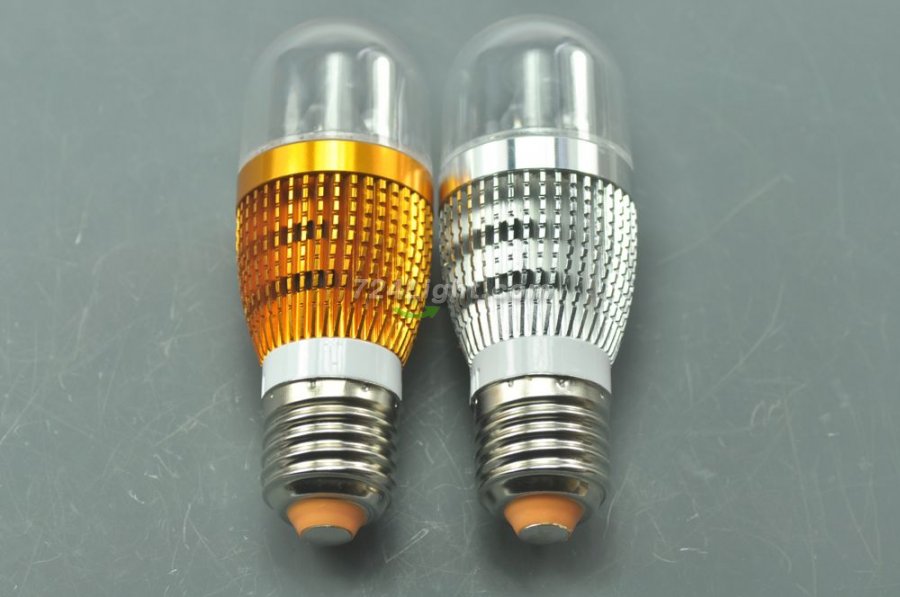 Mini 3W E27 Golden/Silver Shell LED Globe bulb