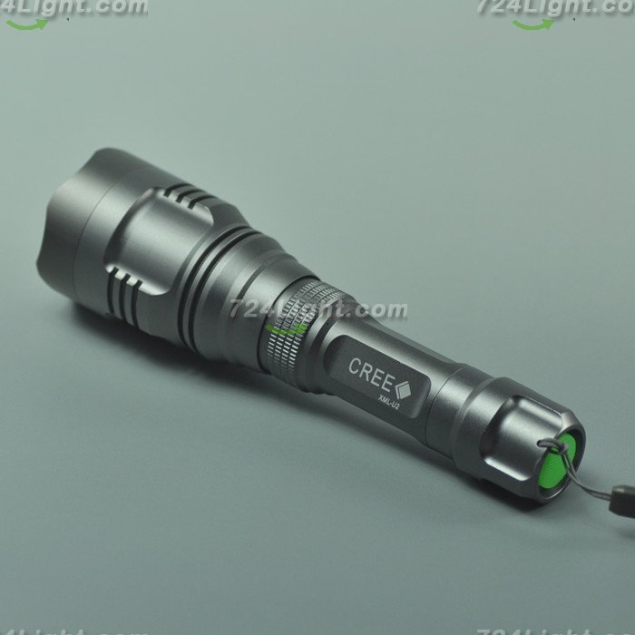 1200 Lumens CREE XML U2 LED 5-Mode Flashlight Torch UranusFire 801 Tactical LED Flashlight
