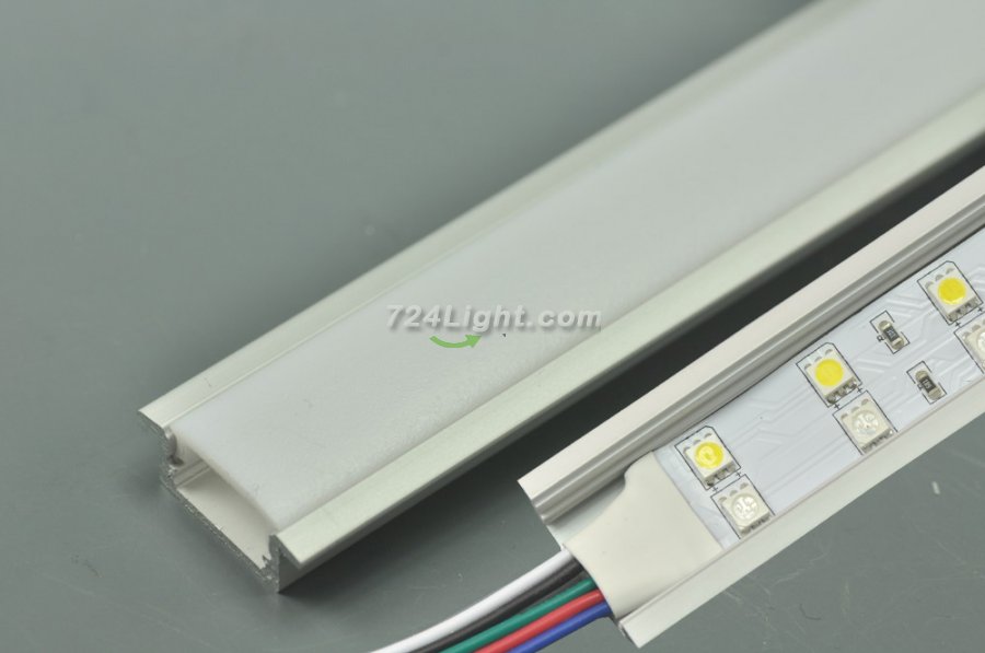 Super wide 23.5mm Strip Recessed LED Aluminium Extrusion Recessed LED Aluminum Channel 1 meter(39.4inch) LED Profile - Click Image to Close