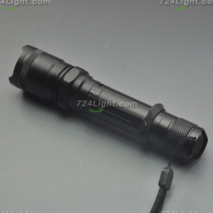 200 Lumens LED Flashlight 3W Flashlight Torch 3 Modes With Holding Clip