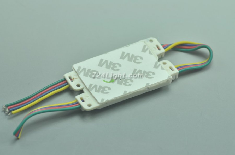 5050 SMD LED Modules RGB 3 LED 5050 Modules 68x20MM 12V 0.75W Waterproof Modules