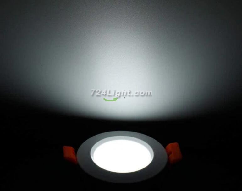 10 Pack 7W 500LM Dimmable Antifog LED Downlight CRI80 Flat Diffuser Ceiling Light -3-3/8'' Cutout