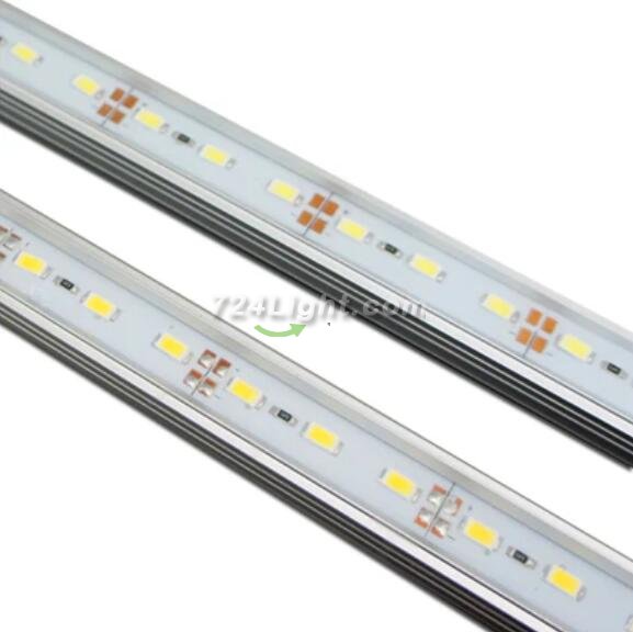 5 / 10 Pack SMD5630 Rigid LED Strip lighting 72LEDs per Meter with U Aluminum Shell