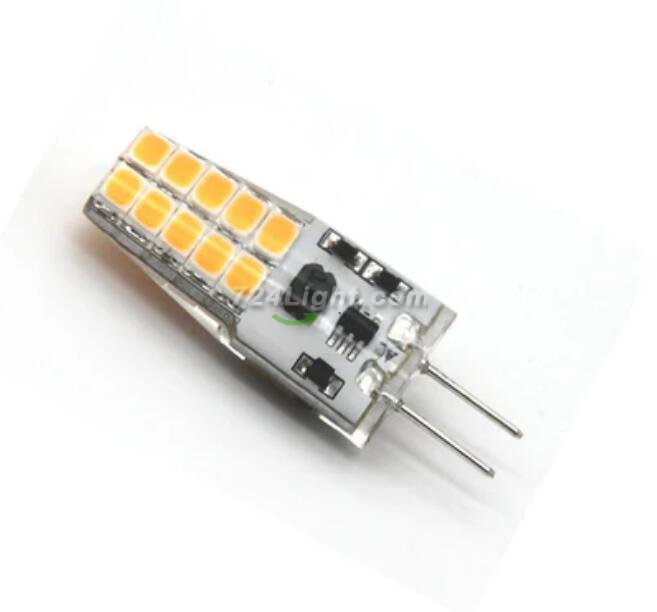 10 Pack G4 LED Light Bulb Bi-Pin Silicon Encapsulation 12V 2.5 W CRI>80 290-310Lumen 20x2835 LEDs 25W Equivalent