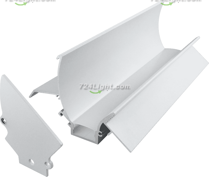 9869 Pre-embedded corner line light hard light strip shell aluminum groove