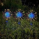 1 Pack Firework Lights LED Copper Wire Starburst Lights 8 Modes For Party Yard Garden