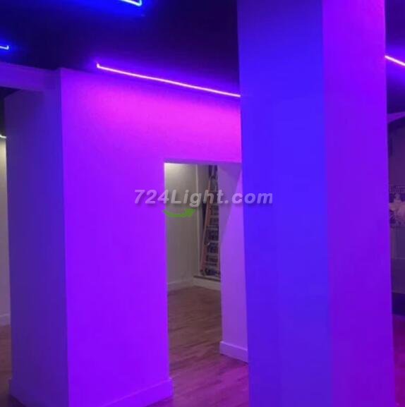 16.4FT DC12V T1616 Silicone RGB Color Changing LED Neon Flexible IP67 Waterproof Strip Lights for DIY Indoor Outdoor Decorative Signs Letters