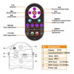 LED UV Par Lights IP65 Waterproof Outdoor LED 18W UV Stage Wash/Strobe Lights DMX512 Controllable Multiple Lights Linkable DJ Lights Party Lights for Outside Party Wedding Holiday