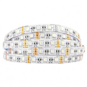 RGBW | RGBWW LED Strips, 16.4FT/5M SMD5050-300 60LEDs 19.2W per Meter 4in1 RGBW LED Strip Lights