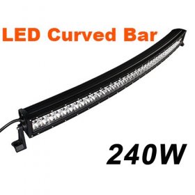 240W Curved LED Light Bar Double Row 80*3W CREE LED Work Light For Car Driving