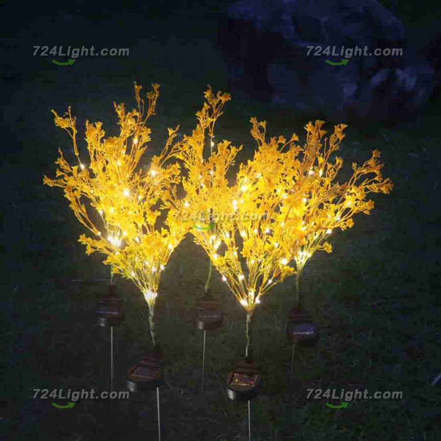 Solar Garden Lights Outdoor Decorative, Waterproof IP65 Powered Flower Lights