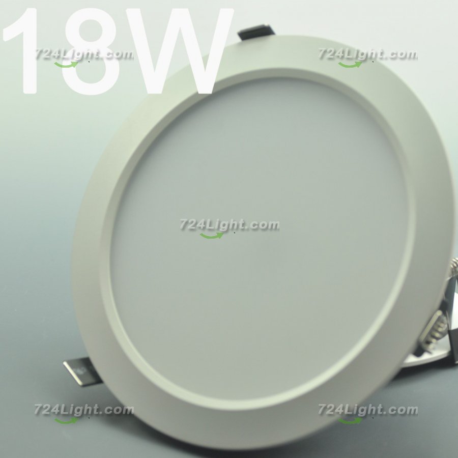 18W DL-HQ-101-18W LED Down Light Cut-out 137mm Diameter 7.1\" White Recessed LED Dimmable/Non-Dimmable LED Spotlight