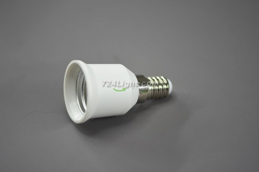 E14 to E27 Screw Base Light Bulb Splitter E27 Socket Converter