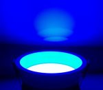 4 Pack RGBW Super Bright Modern Recessed LED Lighting 8W DC12V/24V White Round LED Embedded Panel Lights Aluminum Indoor Ceiling Downlight Hotel Lighting Bar Lighting Dancing Room Lighting Restaurant Lighting