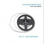 DC12V SMD2835-300-IR InfraRed 810nm LED Strip Light, 60LEDs 12W Per Meter IR LED Tape