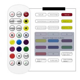 32.8FT/10Mtr RGB LED Strips Light Kit, SMD5050 30LEDs/Mtr, Bluetooth Wireless, Smart APP controlled