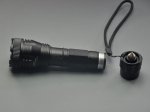 300 Lumens Zoomable Flashlight Torch XPE LED Flashlight 3 Modes With Pricker