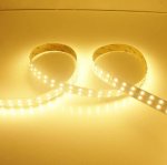 12V Dimmable SMD3528-1200 Double Row Flexible LED Strips 240 LEDs 1200lm Per Meter 15mm Width
