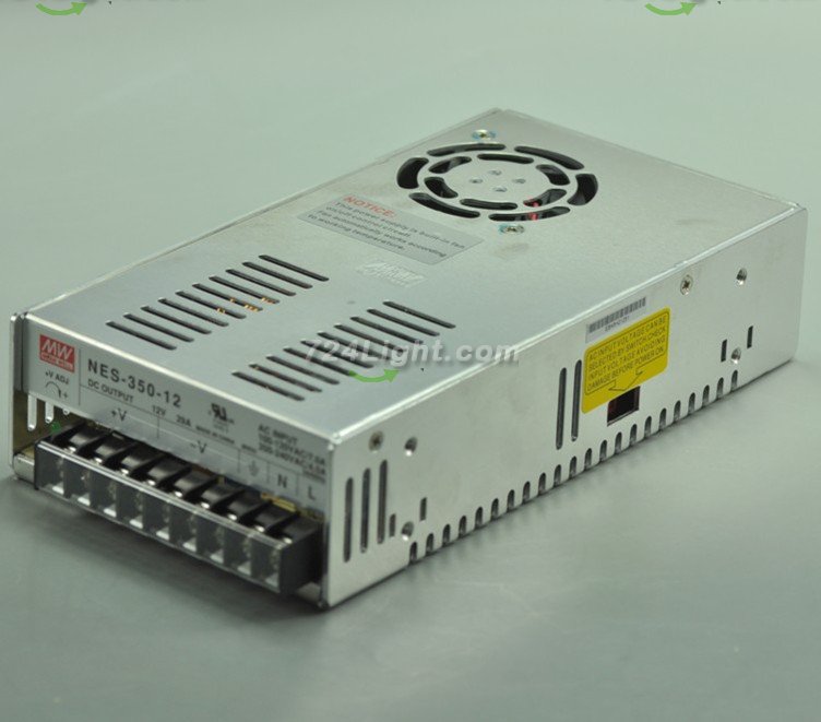 12V 350W MEAN WELL NES-350-12 LED Power Supply 12V 29A NES-350 NE Series UL Certification Enclosed Switching Power Supply - Click Image to Close