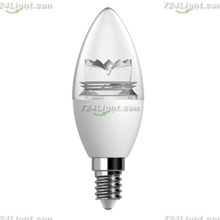 UL CUL Approved 3.5W 300 Lumen LED Candle Light Bulb Dimmable 2700K Warm White Color in E12 Edison Screw Base, 40 Watt Incandescent Lamp Equivalent