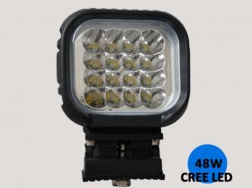 48W LED Work Light 6500K LED Light Bar IP68 3450 Lumens CREE LED Spot Beam Off Road Driving Light