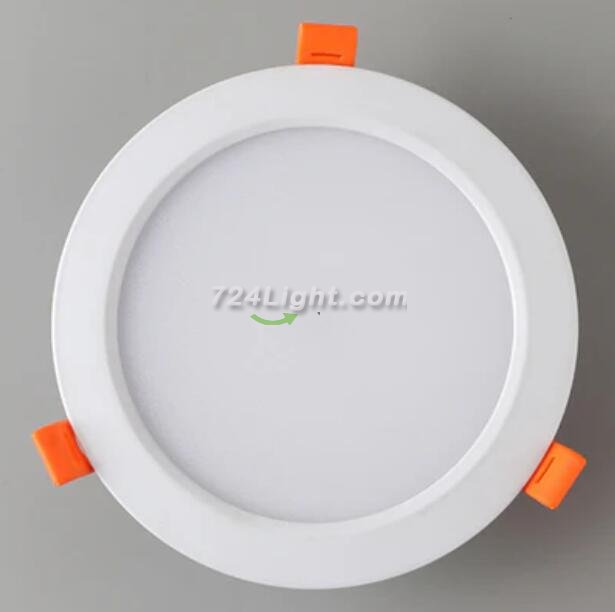 4 Pack RGBW Super Bright Modern Recessed LED Lighting 4W 12V White Round LED Embedded Panel Lights Aluminum Indoor Ceiling Downlight Hotel Lighting Bar Lighting Dancing Room Lighting Restaurant Lighting