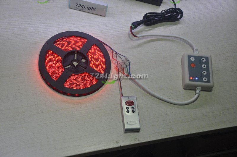 RF LED Controller For RGB LED Strip Light Wireless LED Control with 6 Keys 11 Modle