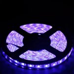 16.4FT/5M SMD5050-300 LED Strips RGB Color High Density Tri-Chip 60 LEDs Per Meter 10mm Wide RGB LED Tape