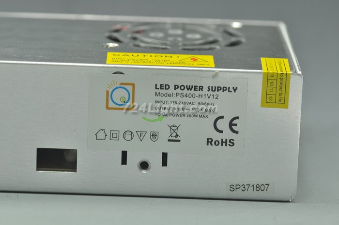 400 Watt LED Power Supply 12V 33.3A LED Power Supplies For LED Strips LED Light