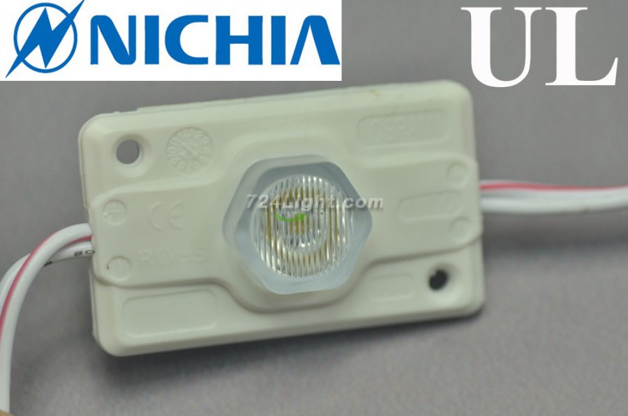 Nichia LED Modules 1.6W LED Modules String UL certification 50mm*30mm 12V Nichia LED Modules Waterproof Side View Emitting Module Cuttable each 1 pieces