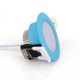 3W LED RECESSED LIGHTING DIMMABLE BLUE DOWNLIGHT, CRI80, LED CEILING LIGHT WITH LED DRIVER