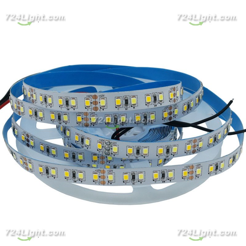 12V2835 LED TWO-COLOR TEMPERATURE BARE BOARD STRIP LIGHT 120LEDS/METER HIGH BRIGHTNESS STRIP LIGHT 5M (16.4FT) 600LEDS 2835 STRIP LIGHTS