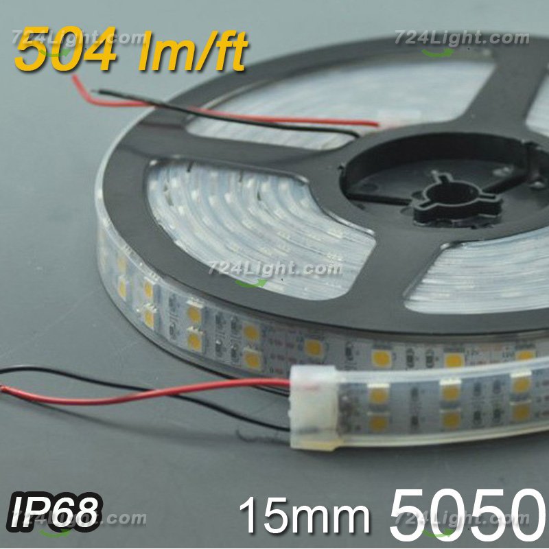 LED Strip Light SMD5050 Flexible 12V Strip Light 15mm 5 meter(16.4ft) 600LEDs - Click Image to Close