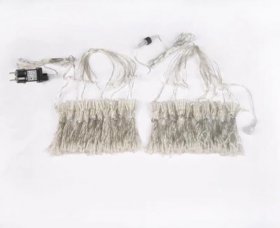 2PCS Pack of Curtain String Lights, 300 LED 9.8ft x 9.8ft 8 Lighting Modes Fairy Lights IP44 Certificated Plug in, Waterproof Lights for Christmas Party Wedding Outdoor Indoor Wall Deco
