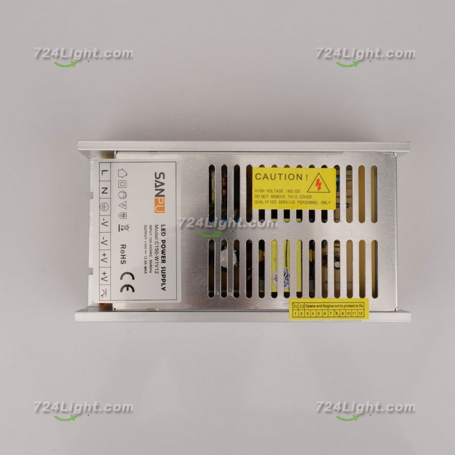 150 Watt LED Power Supply 12V 12.5A LED Power Supplies For LED Strips LED Light