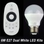 6W E27 Dual White LED Bulb Kits