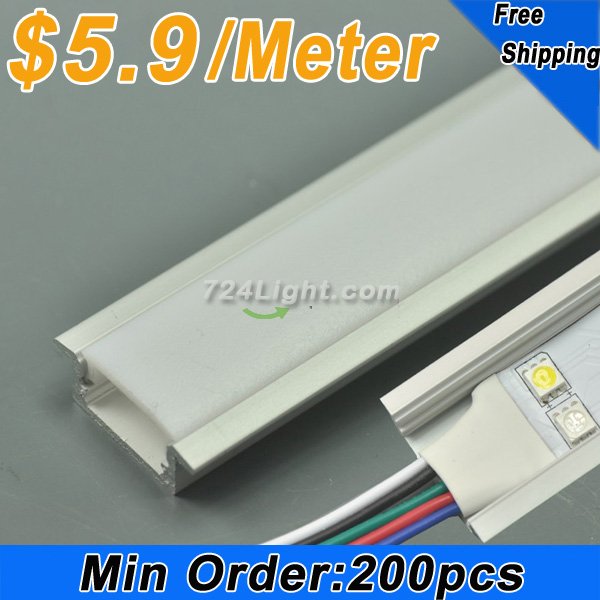 Wholesale Super wide 20mm Strip Recessed LED Aluminium Extrusion Recessed LED Aluminum Channel 1 meter(39.4inch) LED Profile