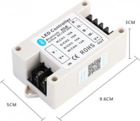 RGB/RGBW LED Strip Light Bluetooth Controller Phone APP Control for 5050 3528 RGB RGBW LED Strip Lights (Suitable for iOS & Android System)