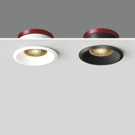 (image for) 12W Downlight LED Cellular Mesh Anti-Glare Spotlight Lightweight Ceiling Light Embedded Downlight Home Spotlight