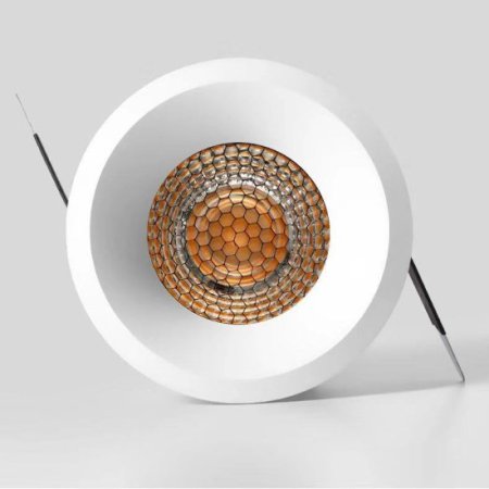 (image for) 5W Downlight LED Cellular Mesh Anti-Glare Spotlight Lightweight Ceiling Light Embedded Downlight Home Spotlight