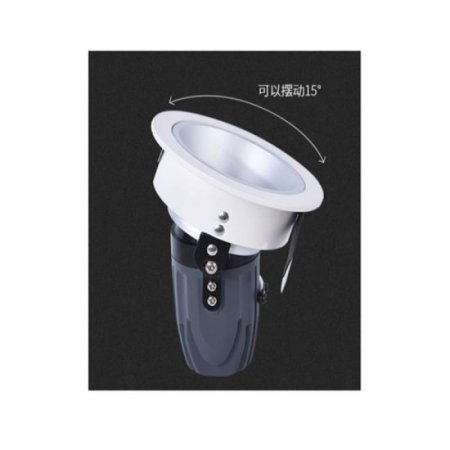 (image for) 12W large Downlight LED Wall Washer Recessed Spotlight Living Room Anti-glare COB Ceiling Spotlight