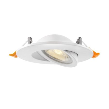 (image for) 9W Downlight 360 Degree Rotating Embedded Universal Adjustment LED Spotlight COB Home Living Room Downlight