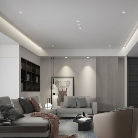 (image for) 12W EMBEDDED ANTI-GLARE SPOTLIGHTLED CEILING LIGHT HOME LIVING ROOM WALL WASHER LIGHT COB NARROW EDGE DOWNLIGHT