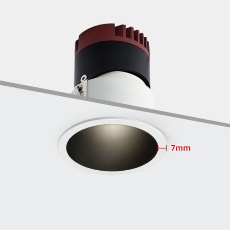 (image for) 10W HOTEL LIVING ROOM DEEP ANTI-GLARE SPOTLIGHT EMBEDDED COB WALL WASHER CREE CHIP HIGH DISPLAY FINGER NARROW EDGE